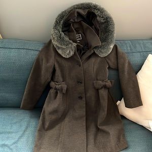 Dress Coat Dark Gray Kids M (10-12)